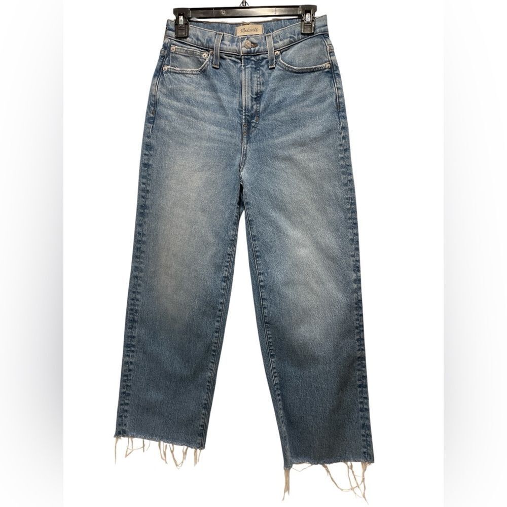 Madewell The Perfect Vintage Wide Leg Crop Jeans size 26